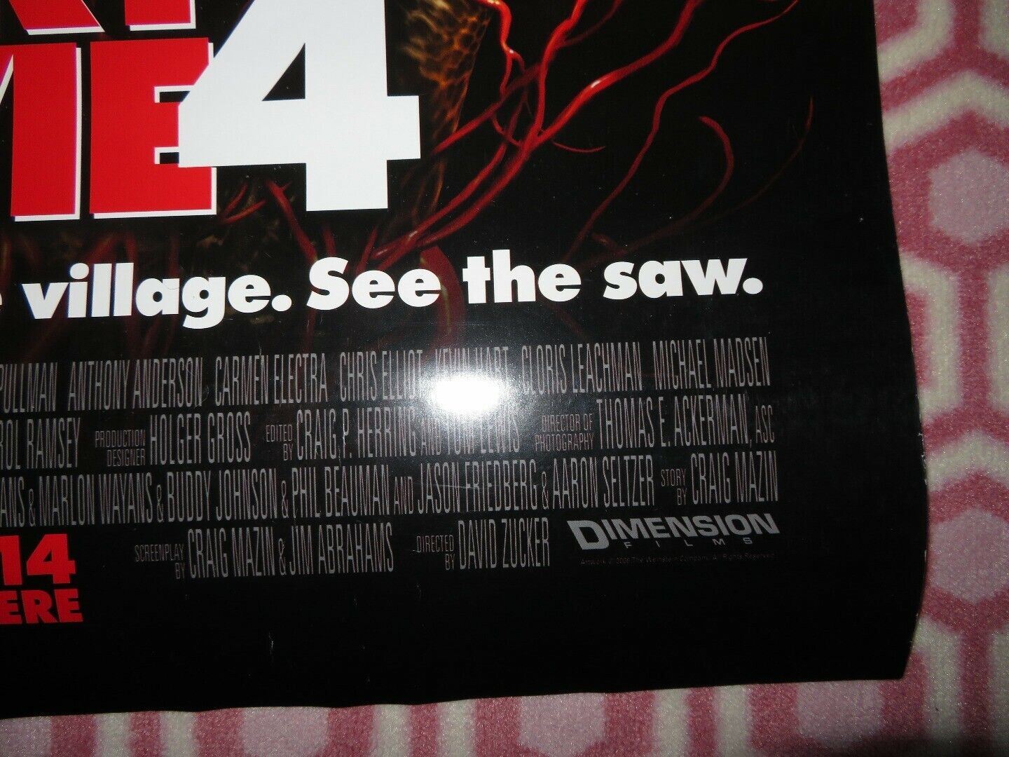SCARY MOVIE 4 ONE SHEET ROLLED POSTER DAVID ZUCKER ANNA FARIS 2006 Rendezvous Cinema Movie posters
