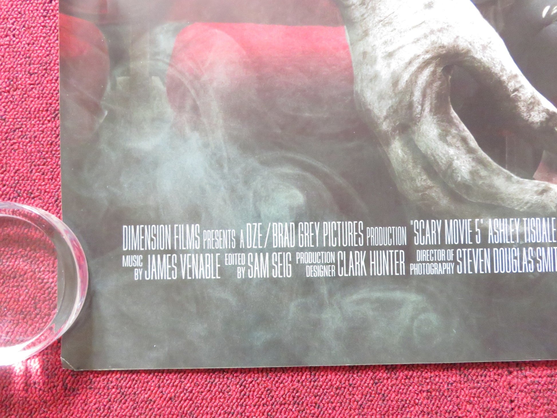 SCARY MOVIE V UK QUAD (30"x 40") ROLLED POSTER CHARLIE SHEEN SNOOP DOGG 2013 Rendezvous Cinema Movie posters