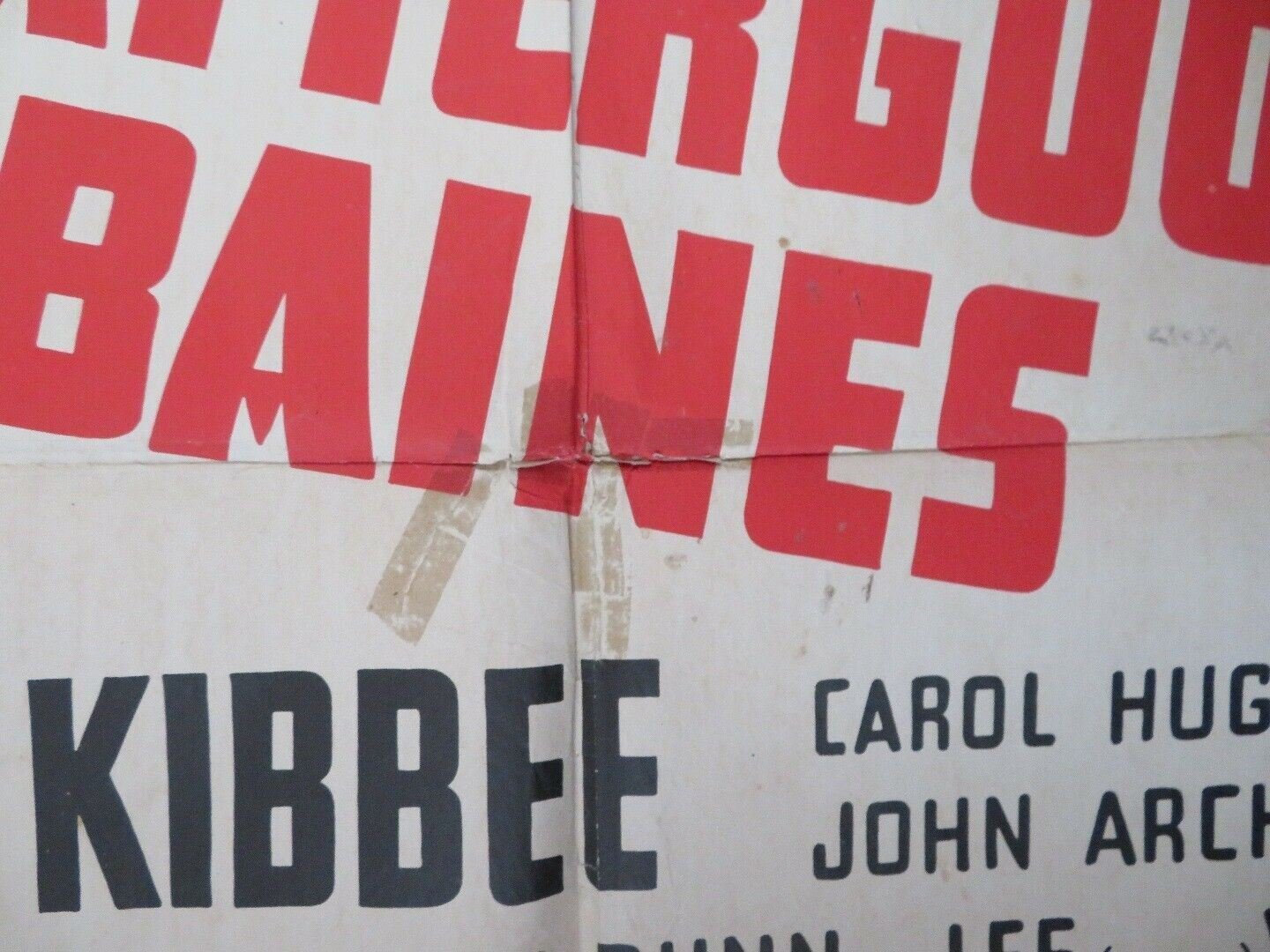 SCATTERGOOD BAINES US ONE SHEET POSTER GUY KIBBEE CAROL HUGHES 1941 - Rendezvous Cinema