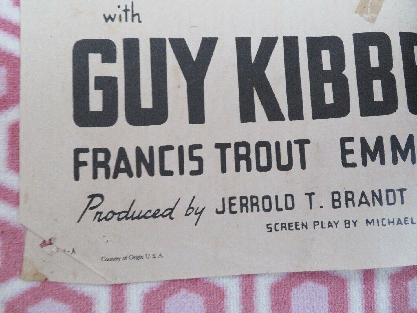 SCATTERGOOD BAINES US ONE SHEET POSTER GUY KIBBEE CAROL HUGHES 1941 - Rendezvous Cinema