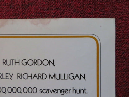 SCAVENGER HUNT FOLDED US ONE SHEET POSTER RICHARD BENJAMIN JAMES COCO 1979 Movie posters