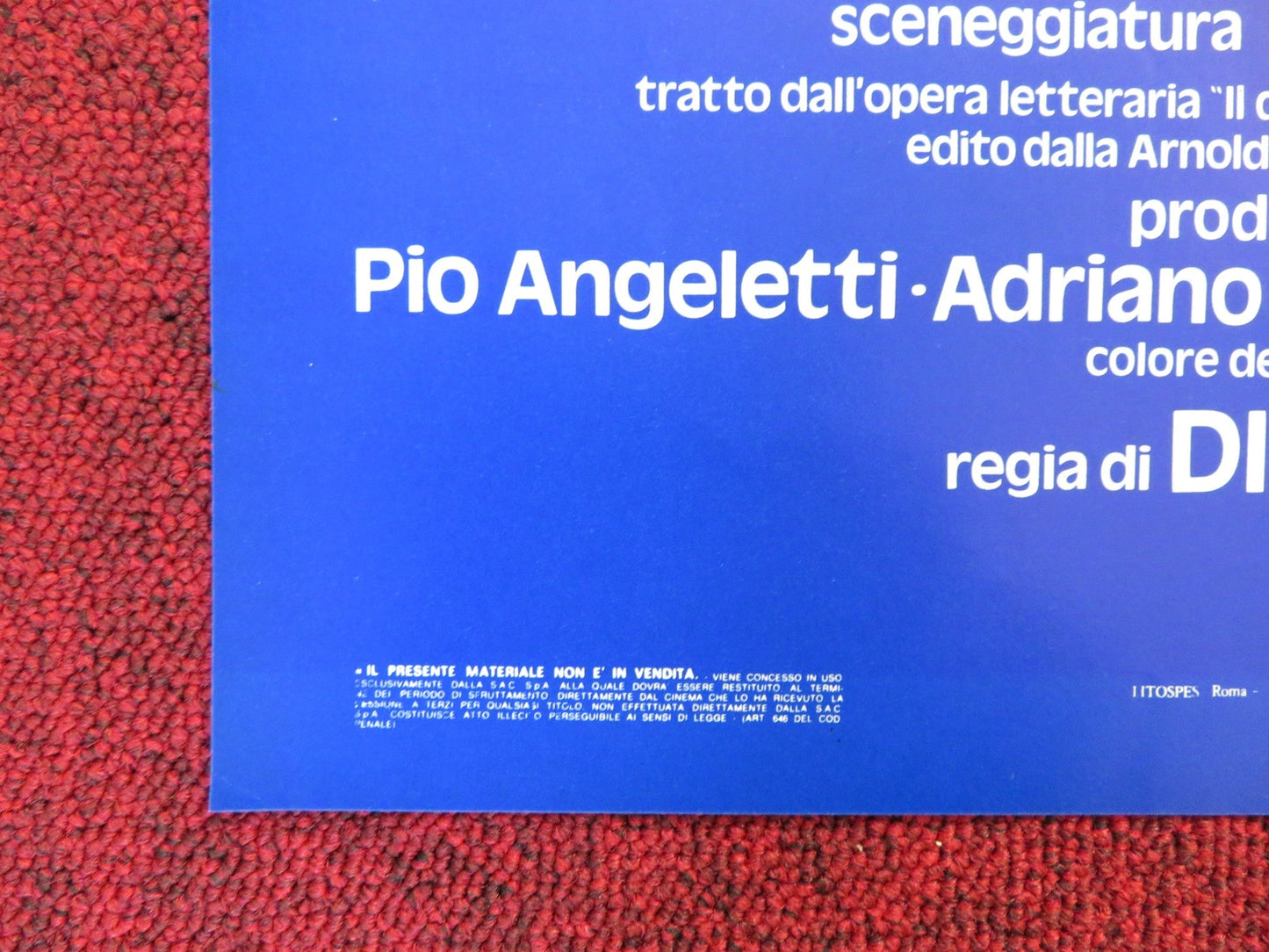 SCEMO DI GUERRA - B ITALIAN FOTOBUSTA POSTER BEPPE GRILLO COLUCHE 1985 Rendezvous Cinema Movie posters