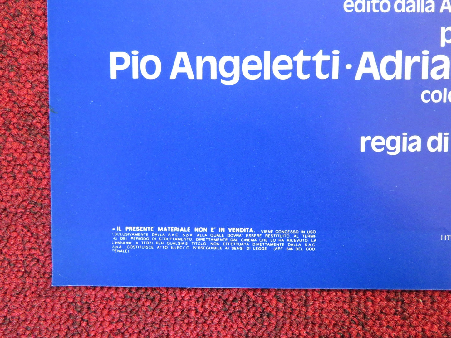 SCEMO DI GUERRA - C ITALIAN FOTOBUSTA POSTER BEPPE GRILLO COLUCHE 1985 Rendezvous Cinema Movie posters