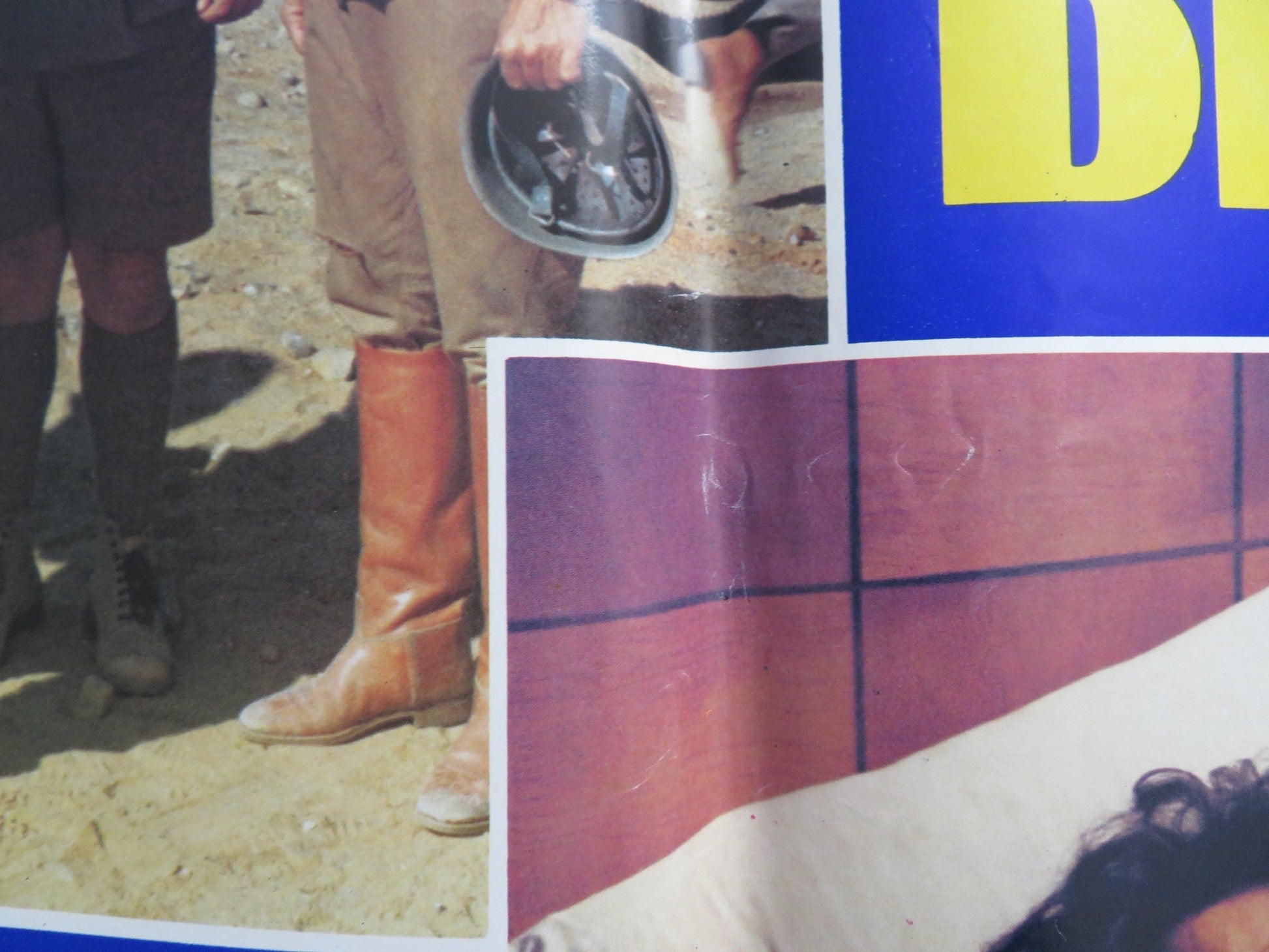 SCEMO DI GUERRA - D ITALIAN FOTOBUSTA POSTER BEPPE GRILLO COLUCHE 1985 Rendezvous Cinema Movie posters