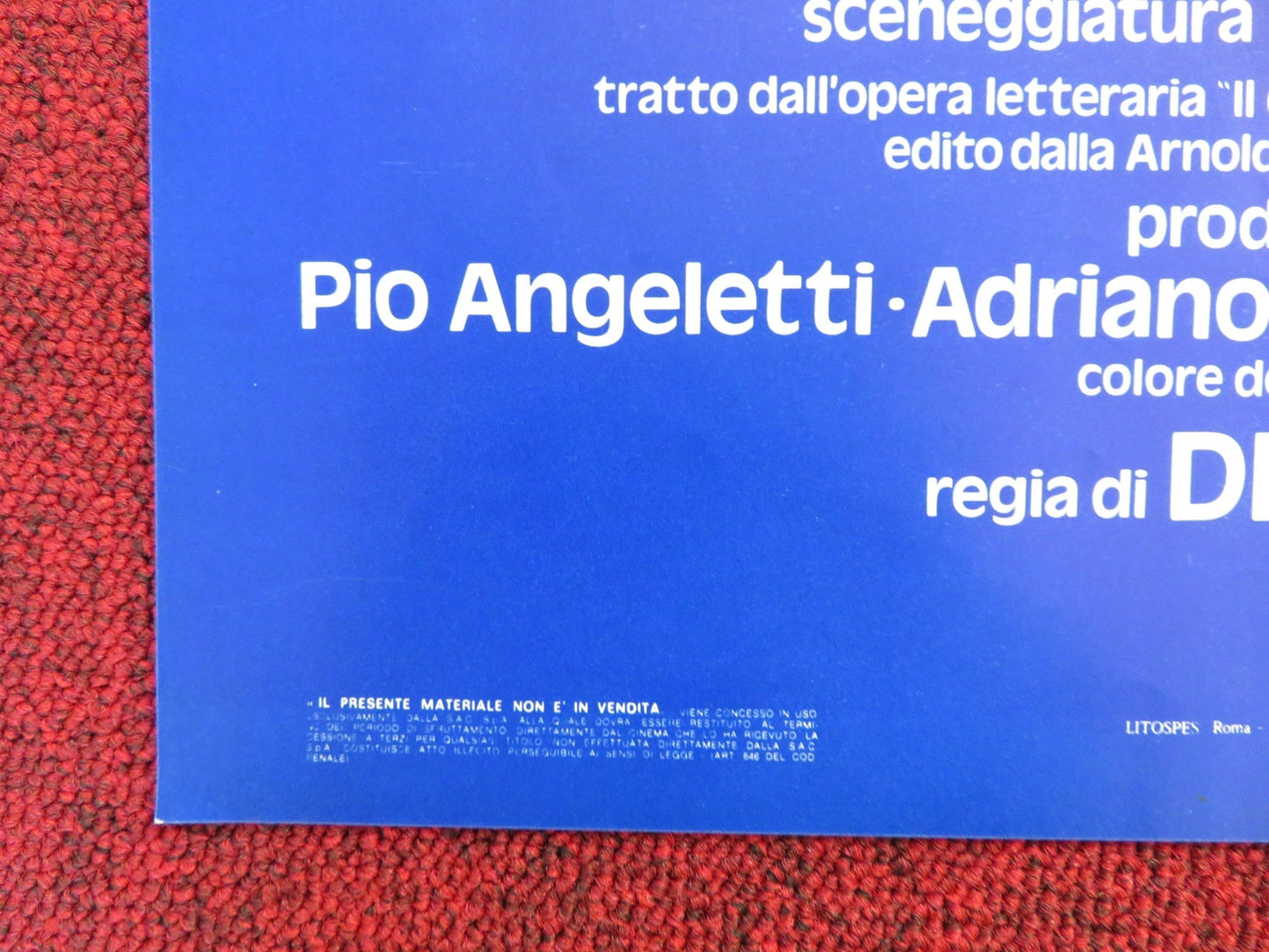 SCEMO DI GUERRA - D ITALIAN FOTOBUSTA POSTER BEPPE GRILLO COLUCHE 1985 Rendezvous Cinema Movie posters