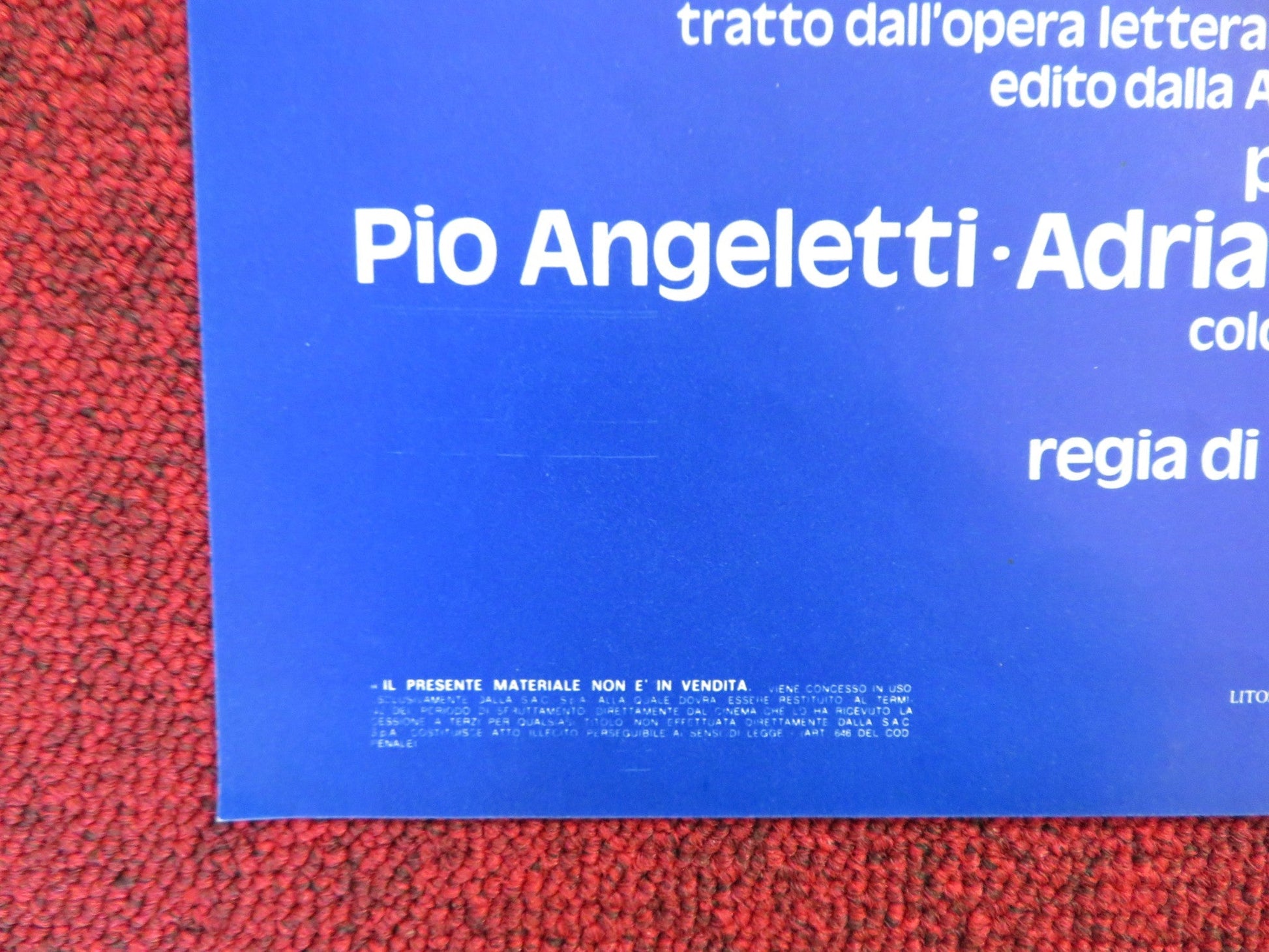 SCEMO DI GUERRA - E ITALIAN FOTOBUSTA POSTER BEPPE GRILLO COLUCHE 1985 Rendezvous Cinema Movie posters