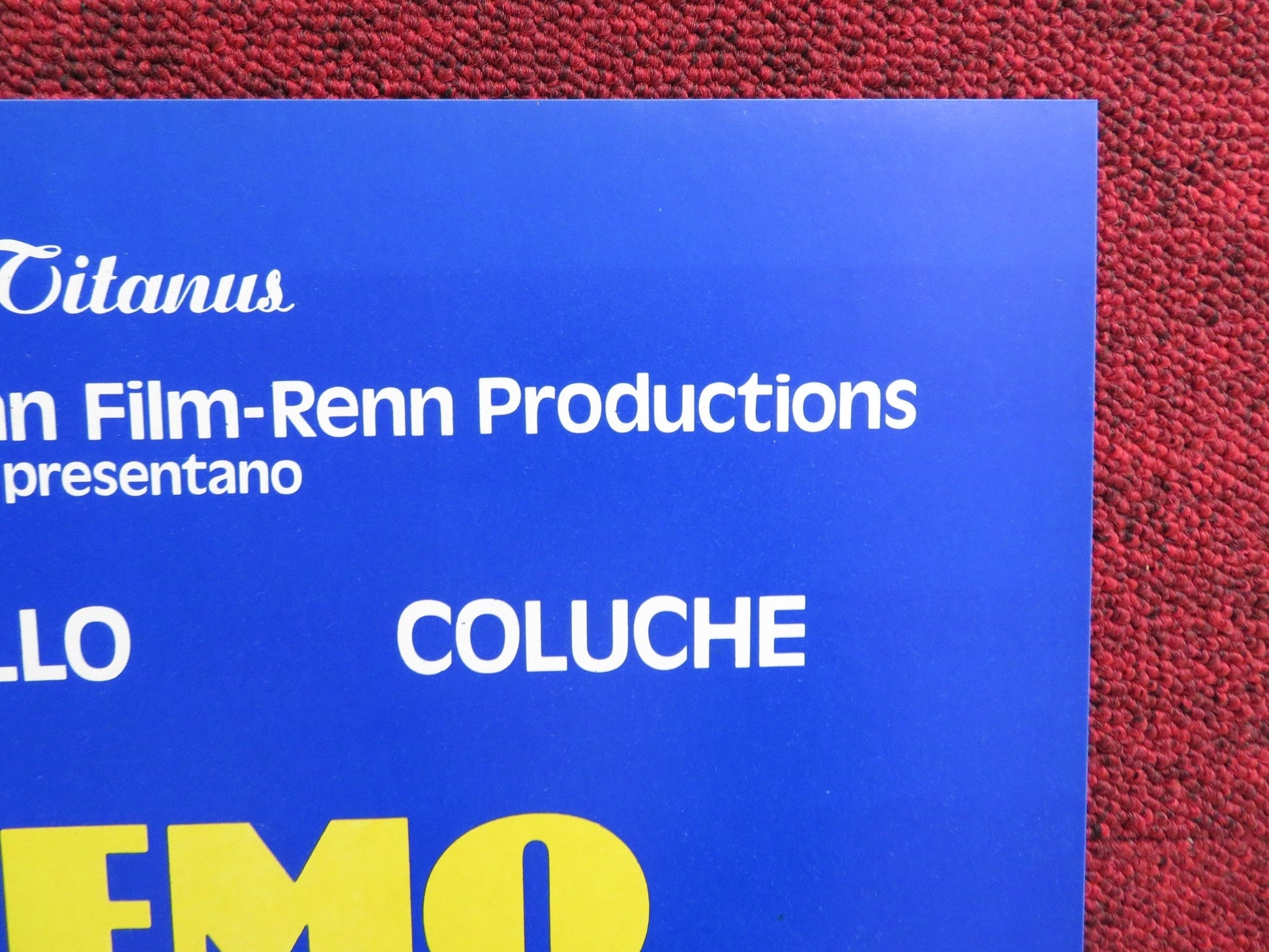 SCEMO DI GUERRA - E ITALIAN FOTOBUSTA POSTER BEPPE GRILLO COLUCHE 1985 Rendezvous Cinema Movie posters