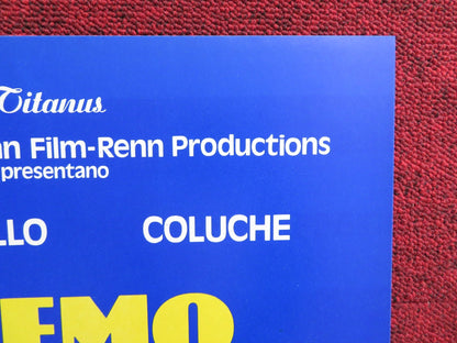 SCEMO DI GUERRA - E ITALIAN FOTOBUSTA POSTER BEPPE GRILLO COLUCHE 1985 Rendezvous Cinema Movie posters