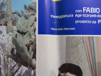 SCEMO DI GUERRA - F ITALIAN FOTOBUSTA POSTER BEPPE GRILLO COLUCHE 1985 Rendezvous Cinema Movie posters