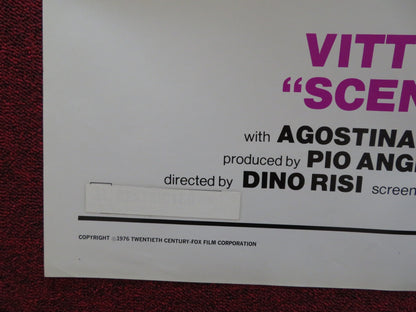 SCENT OF A WOMAN FOLDED US ONE SHEET POSTER VITTORIO GASSMAN 1976 Rendezvous Cinema Movie posters