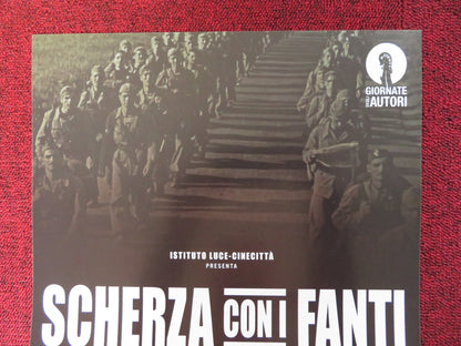 SCHERZA CON I FANTI ITALIAN LOCANDINA POSTER GIANFRANCO PANNONE 2019 Rendezvous Cinema Movie posters