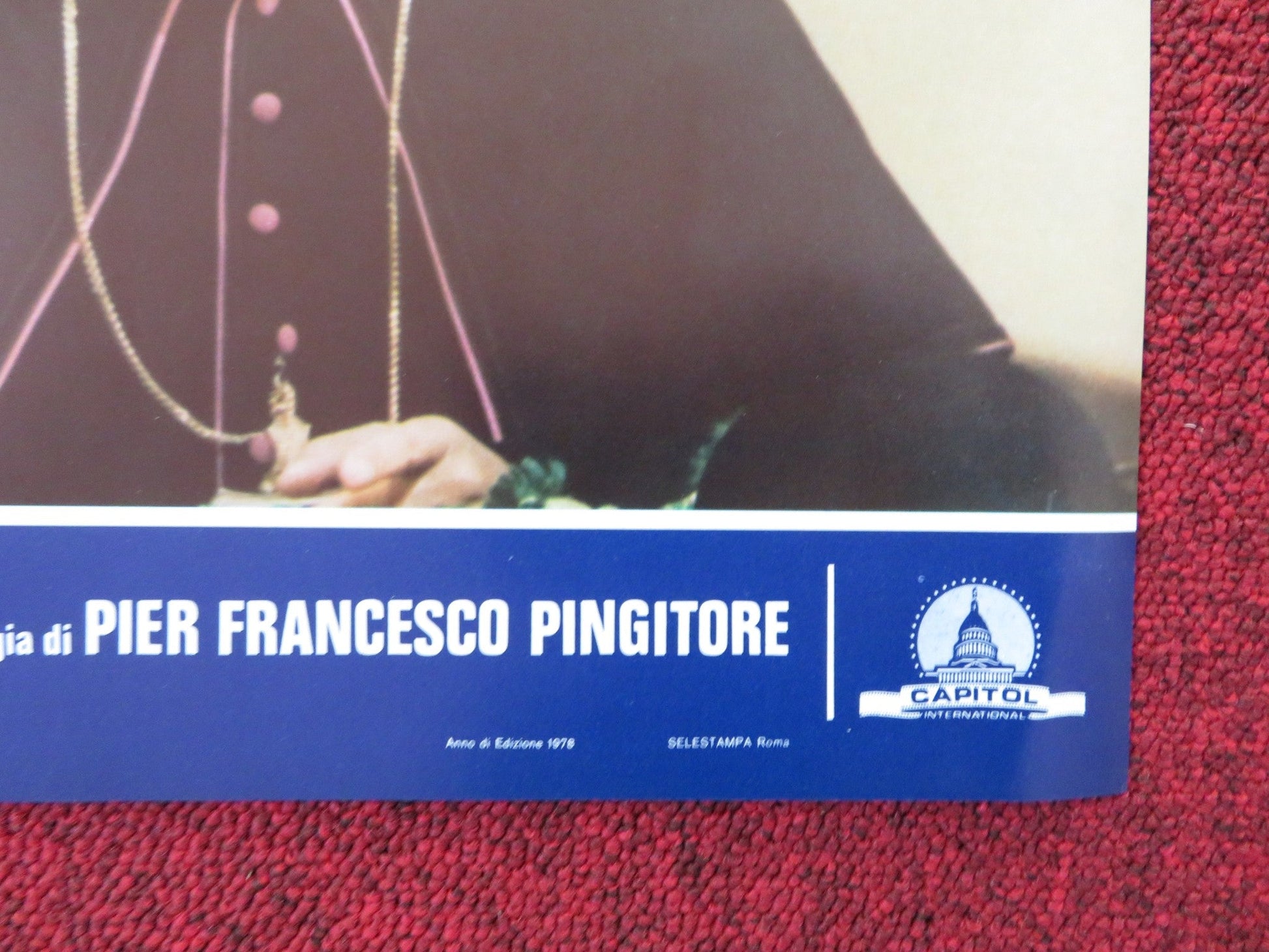 SCHERZI DA PRETE - A ITALIAN FOTOBUSTA POSTER PIPPO FRANCO LINO TOFFOLO 1978 Rendezvous Cinema Movie posters