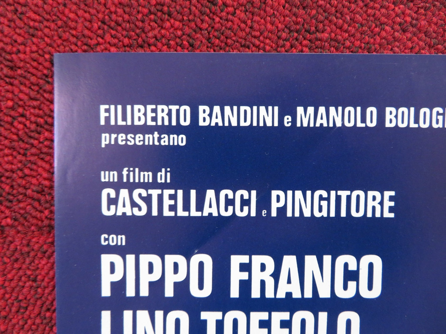 SCHERZI DA PRETE - A ITALIAN FOTOBUSTA POSTER PIPPO FRANCO LINO TOFFOLO 1978 Rendezvous Cinema Movie posters