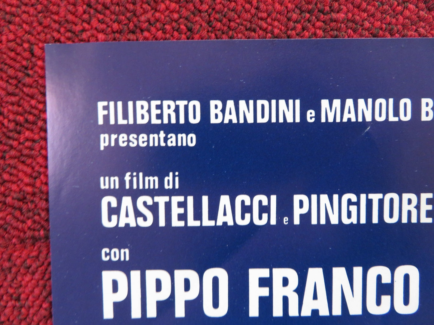 SCHERZI DA PRETE - B ITALIAN FOTOBUSTA POSTER PIPPO FRANCO LINO TOFFOLO 1978 Rendezvous Cinema Movie posters