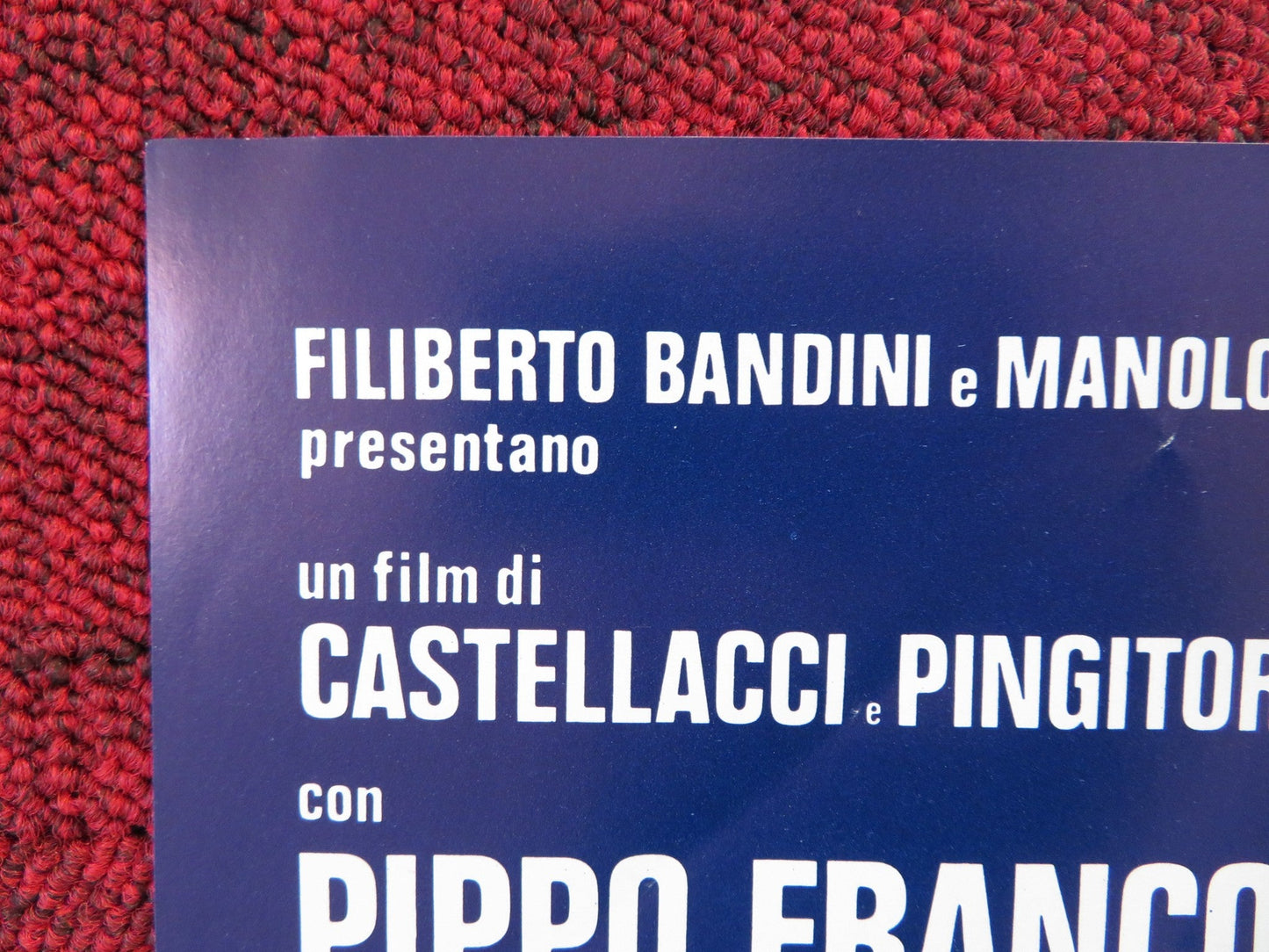 SCHERZI DA PRETE - C ITALIAN FOTOBUSTA POSTER PIPPO FRANCO LINO TOFFOLO 1978 Rendezvous Cinema Movie posters