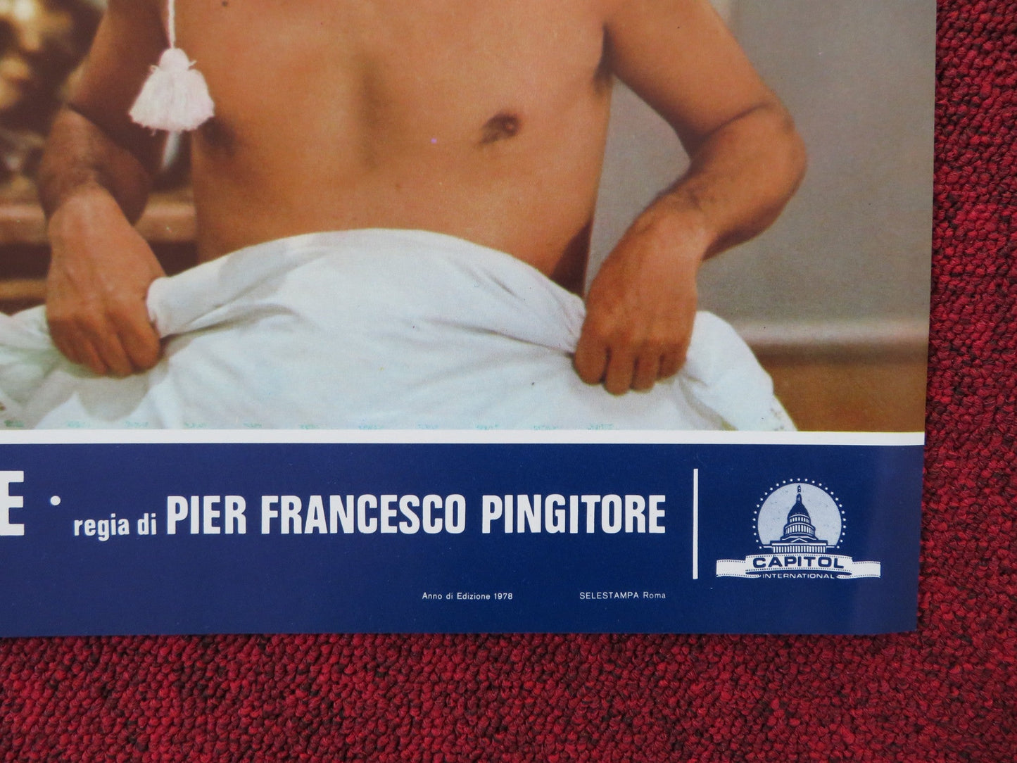 SCHERZI DA PRETE - D ITALIAN FOTOBUSTA POSTER PIPPO FRANCO LINO TOFFOLO 1978 Rendezvous Cinema Movie posters