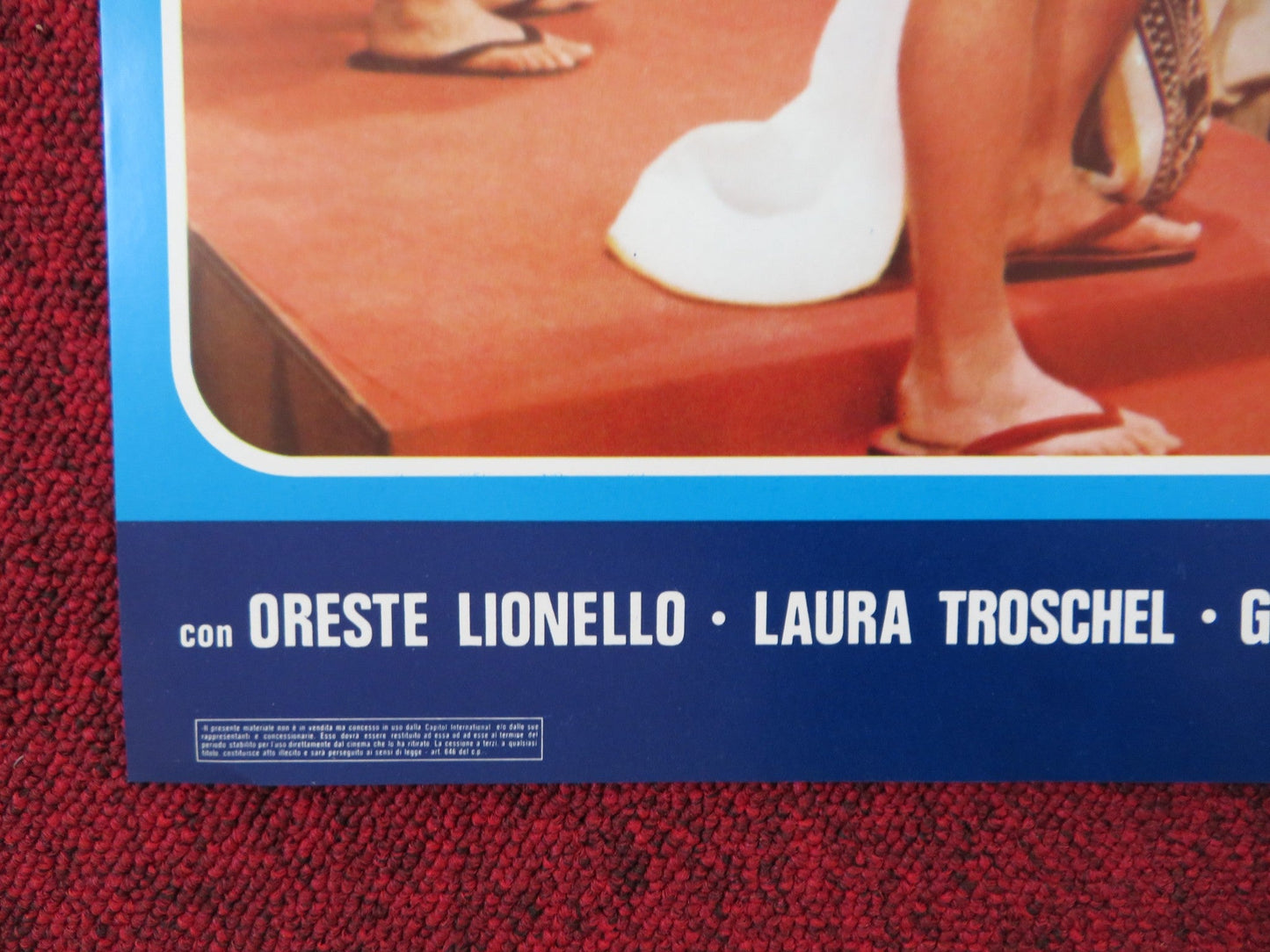SCHERZI DA PRETE - D ITALIAN FOTOBUSTA POSTER PIPPO FRANCO LINO TOFFOLO 1978 Rendezvous Cinema Movie posters