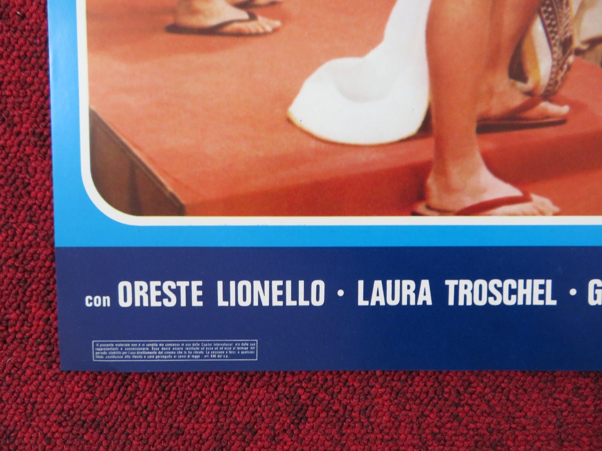 SCHERZI DA PRETE - D ITALIAN FOTOBUSTA POSTER PIPPO FRANCO LINO TOFFOLO 1978 Rendezvous Cinema Movie posters