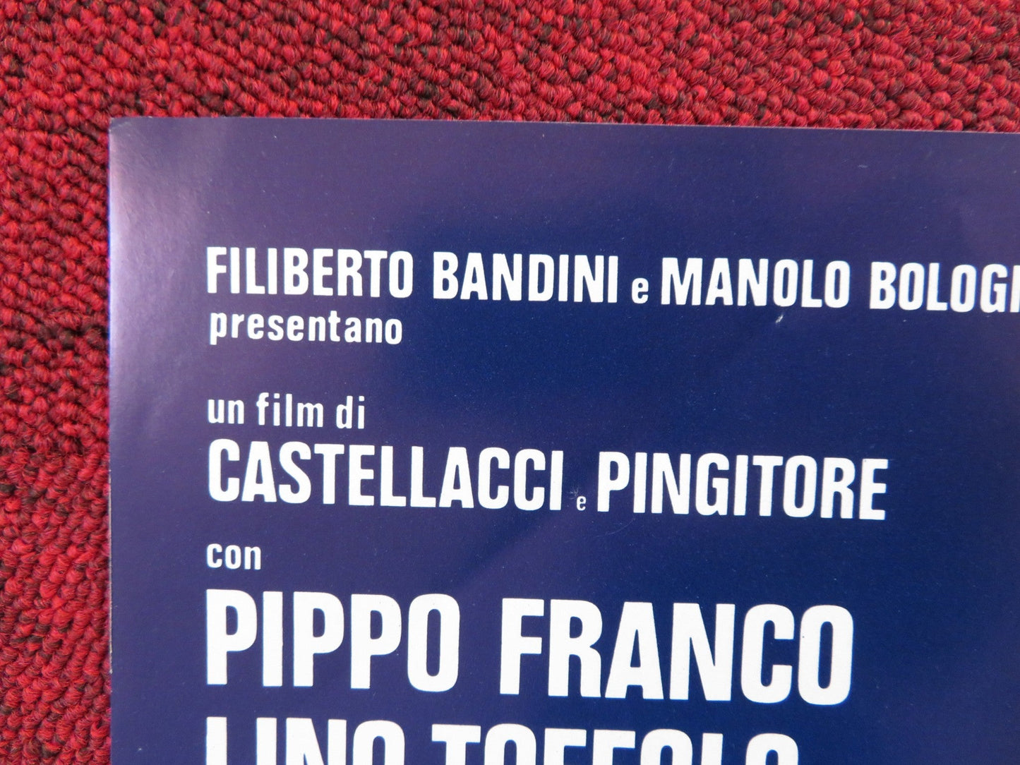 SCHERZI DA PRETE - E ITALIAN FOTOBUSTA POSTER PIPPO FRANCO LINO TOFFOLO 1978 Rendezvous Cinema Movie posters