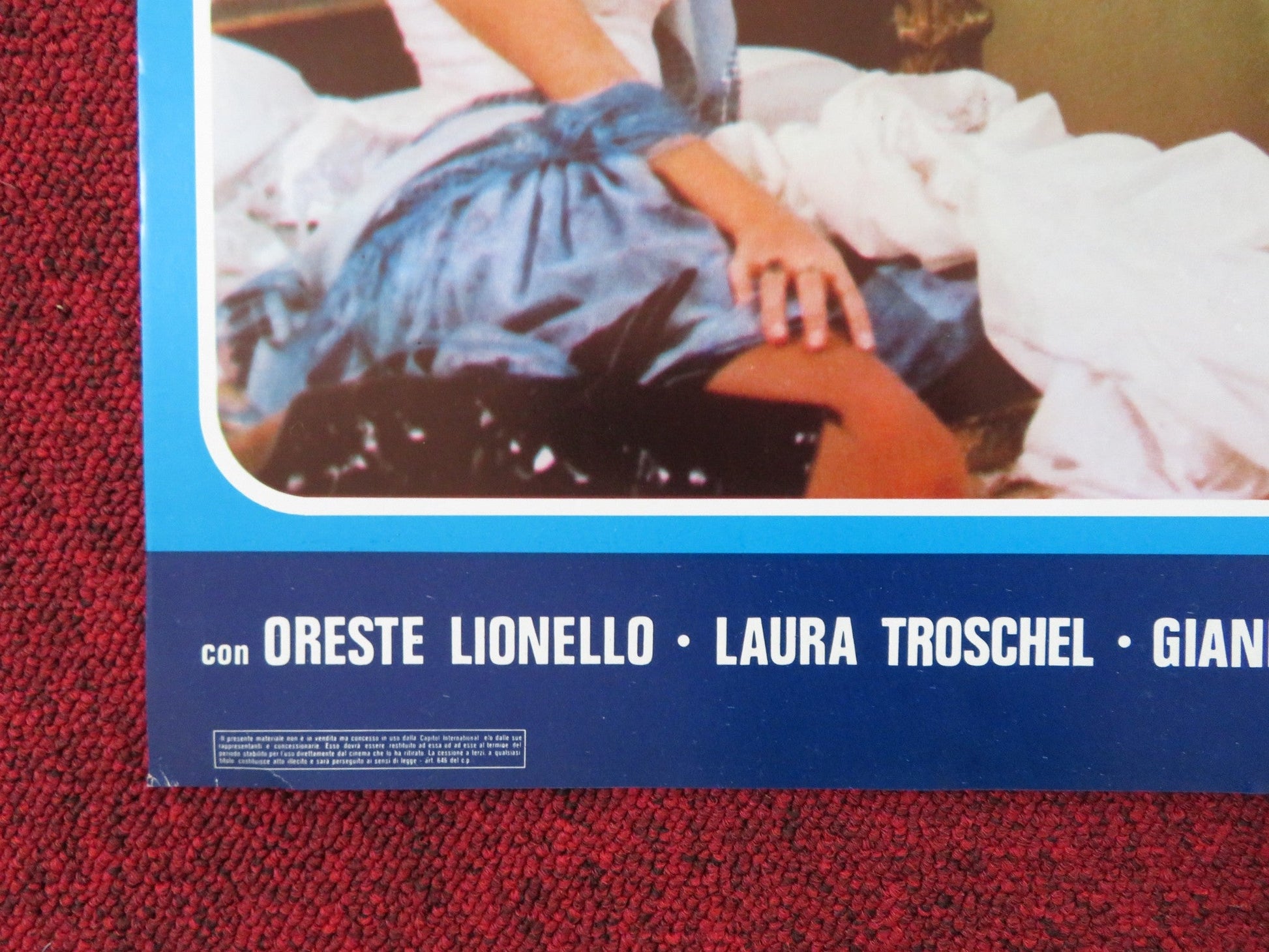 SCHERZI DA PRETE - F ITALIAN FOTOBUSTA POSTER PIPPO FRANCO LINO TOFFOLO 1978 Rendezvous Cinema Movie posters