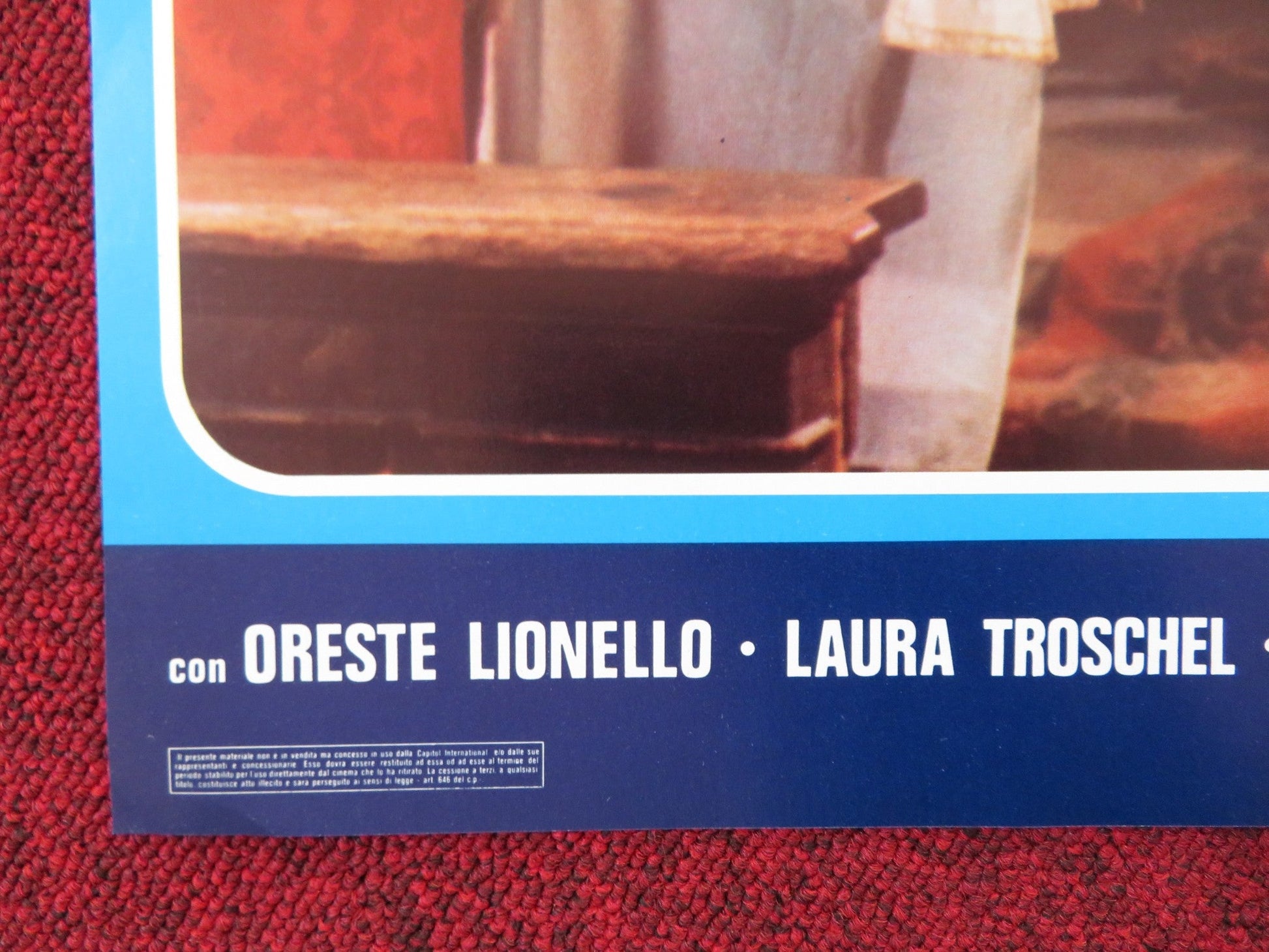 SCHERZI DA PRETE - G ITALIAN FOTOBUSTA POSTER PIPPO FRANCO LINO TOFFOLO 1978 Rendezvous Cinema Movie posters