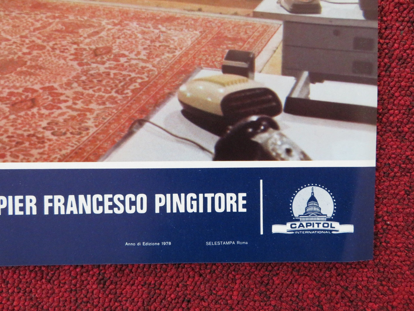 SCHERZI DA PRETE - G ITALIAN FOTOBUSTA POSTER PIPPO FRANCO LINO TOFFOLO 1978 Rendezvous Cinema Movie posters