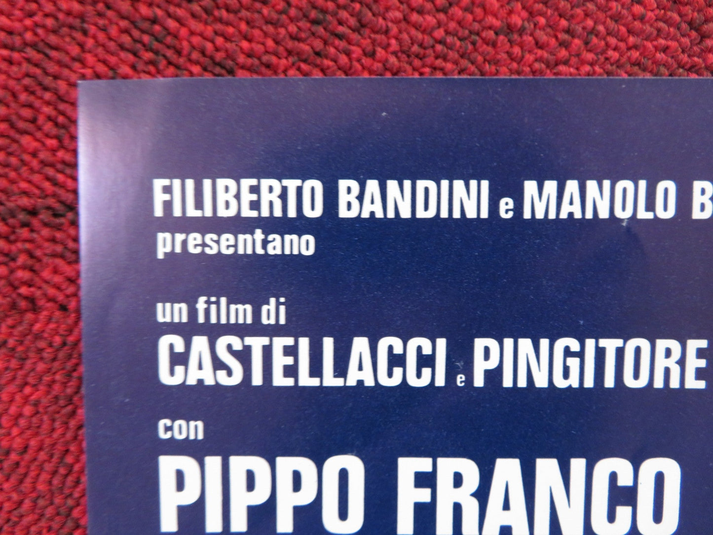 SCHERZI DA PRETE - G ITALIAN FOTOBUSTA POSTER PIPPO FRANCO LINO TOFFOLO 1978 Rendezvous Cinema Movie posters