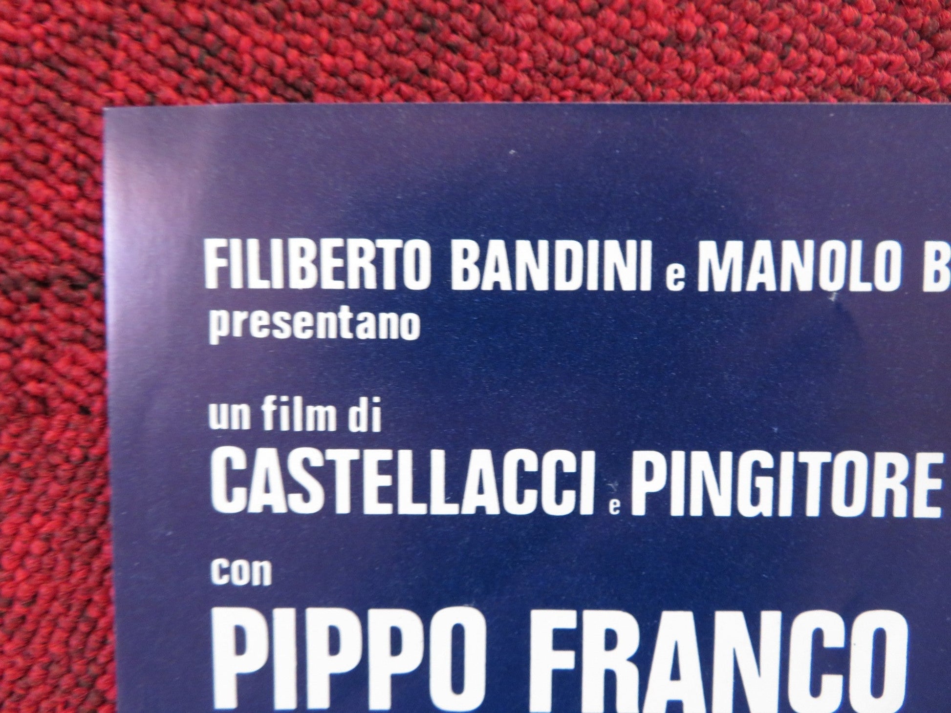 SCHERZI DA PRETE - G ITALIAN FOTOBUSTA POSTER PIPPO FRANCO LINO TOFFOLO 1978 Rendezvous Cinema Movie posters