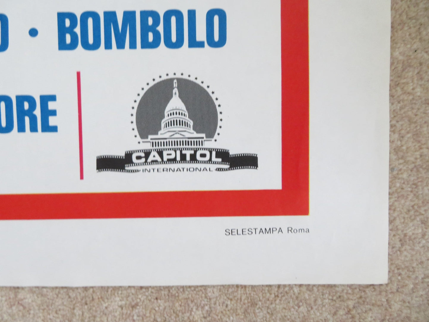 SCHERZI DA PRETE ITALIAN 2 FOGLIO POSTER PIPPO FRANCO LINO TOFFOLO 1978 Rendezvous Cinema Movie posters