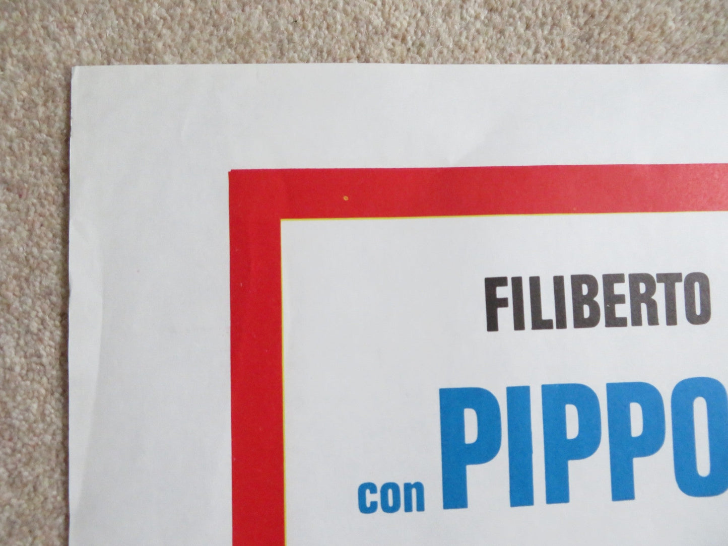 SCHERZI DA PRETE ITALIAN 2 FOGLIO POSTER PIPPO FRANCO LINO TOFFOLO 1978 Rendezvous Cinema Movie posters