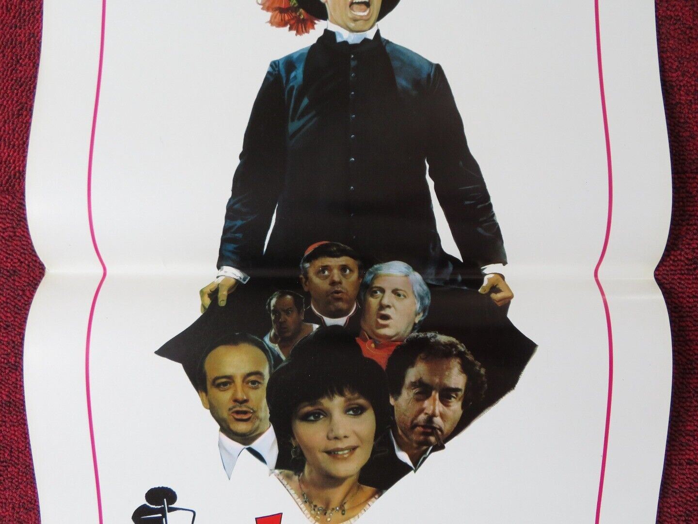 SCHERZI DA PRETE ITALIAN LOCANDINA (27.5"x13") POSTER PIPPO FRANCO 1978 - Rendezvous Cinema