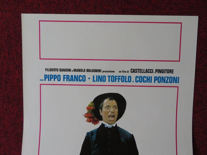 SCHERZI DA PRETE ITALIAN LOCANDINA (27.5"x13") POSTER PIPPO FRANCO 1978 - Rendezvous Cinema