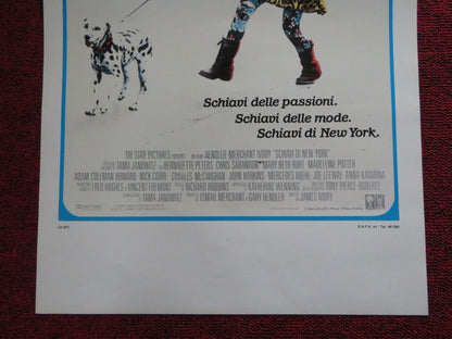 SCHIAVI DI NEW YORK ITALIAN LOCANDINA POSTER BERNADETTE PETERS C. SARANDON 1989 Rendezvous Cinema Movie posters