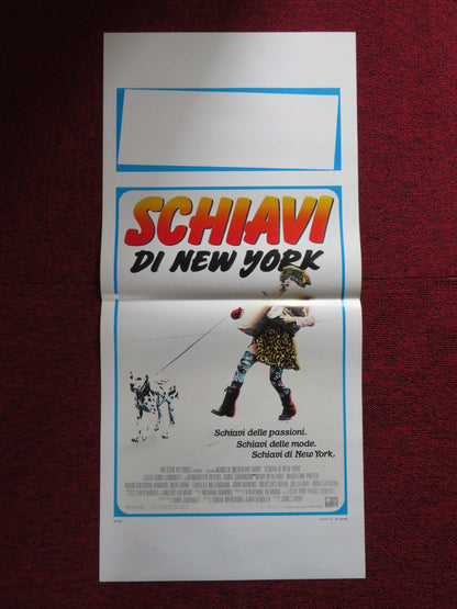 SCHIAVI DI NEW YORK ITALIAN LOCANDINA POSTER BERNADETTE PETERS C. SARANDON 1989 Rendezvous Cinema Movie posters