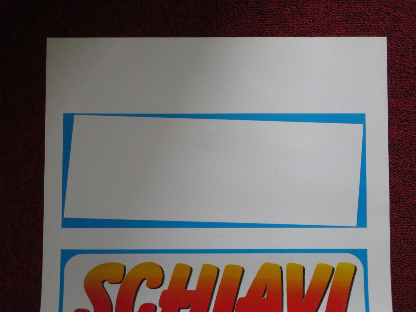 SCHIAVI DI NEW YORK ITALIAN LOCANDINA POSTER BERNADETTE PETERS C. SARANDON 1989 Rendezvous Cinema Movie posters