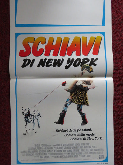 SCHIAVI DI NEW YORK ITALIAN LOCANDINA POSTER BERNADETTE PETERS C. SARANDON 1989 Rendezvous Cinema Movie posters