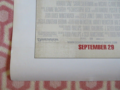 SCHOOL FOR SCOUNDRELS ONE SHEET ROLLED POSTER BILLY BOB THORNTON JON HEDER 2006 Movie posters