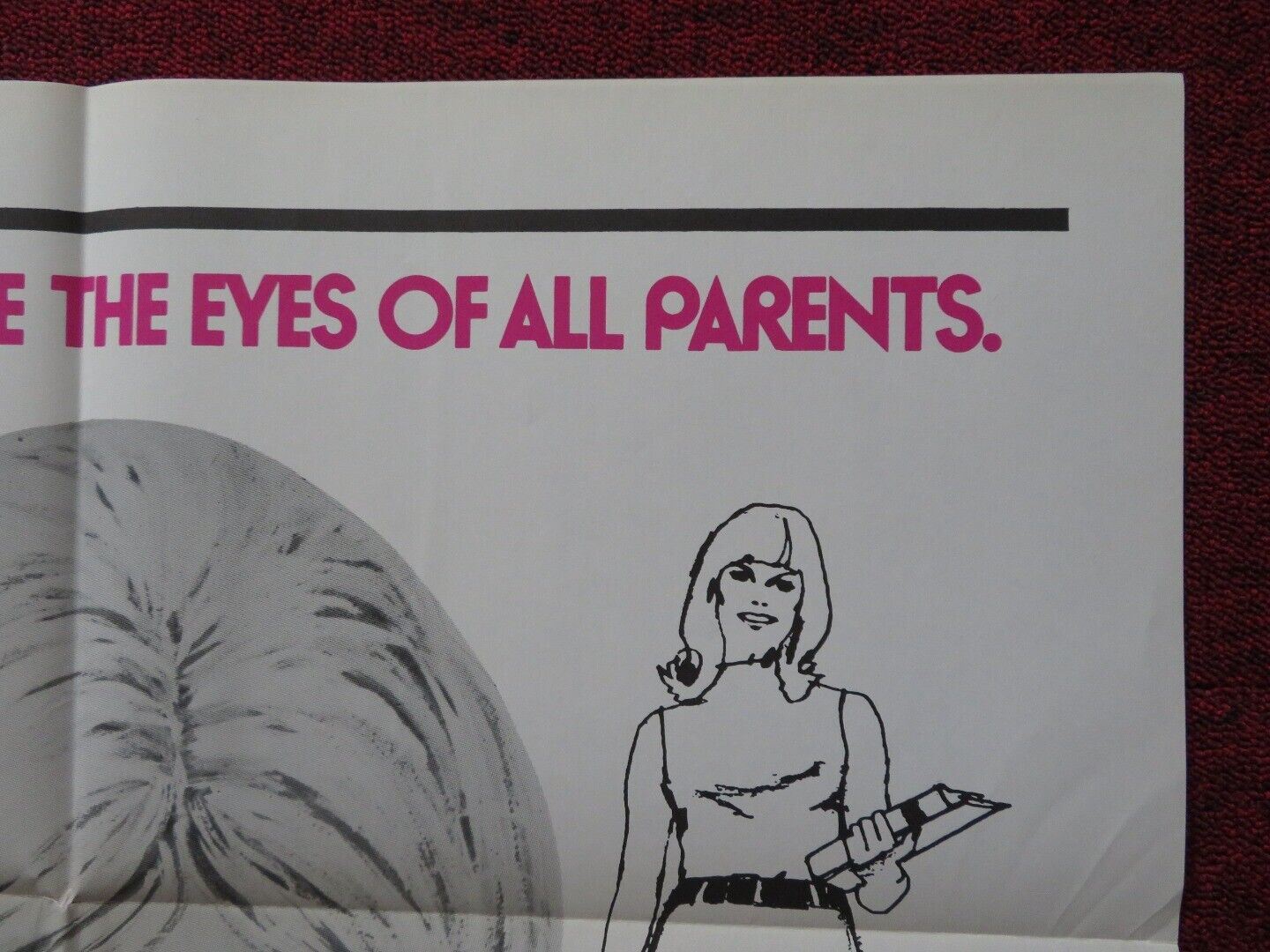 SCHOOL GIRLS GROWING UP FOLDED US ONE SHEET POSTER GERD ARNAU 1972 Rendezvous Cinema Movie posters