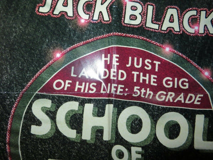 SCHOOL OF ROCK US ONE SHEET POSTER JACK BLACK 2003 Movie posters