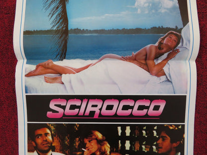 SCIROCCO ITALIAN LOCANDINA POSTER FIONA GELIN ENZO DECARO 1987 Rendezvous Cinema Movie posters