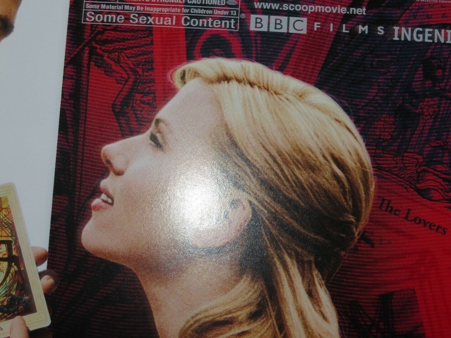 SCOOP US MINI (11.5"x 17") POSTER SCARLETT JOHANSSON WODDY ALLEN 2006 Movie posters