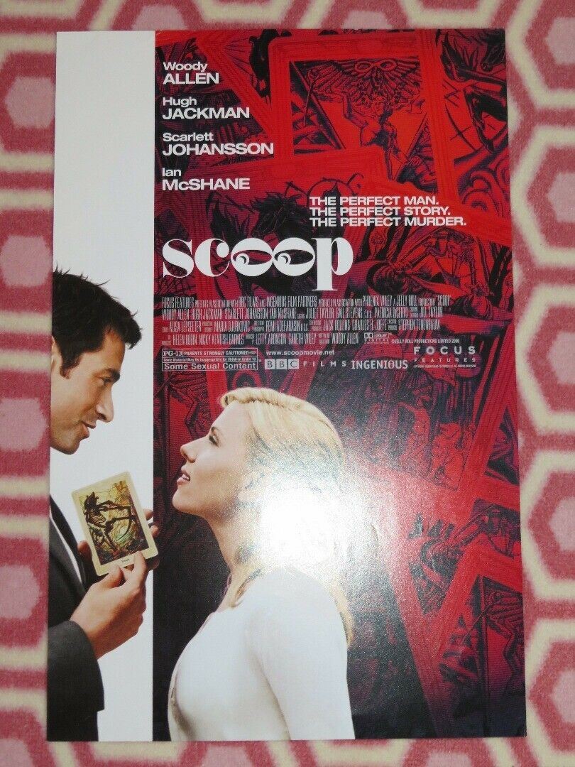SCOOP US MINI (11.5"x 17") POSTER SCARLETT JOHANSSON WODDY ALLEN 2006 Movie posters