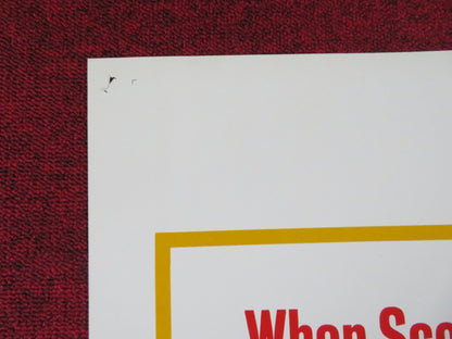 SCORPIO - STYLE B FOLDED US ONE SHEET POSTER BURT LANCASTER ALAIN DELON 1973 Rendezvous Cinema Movie posters