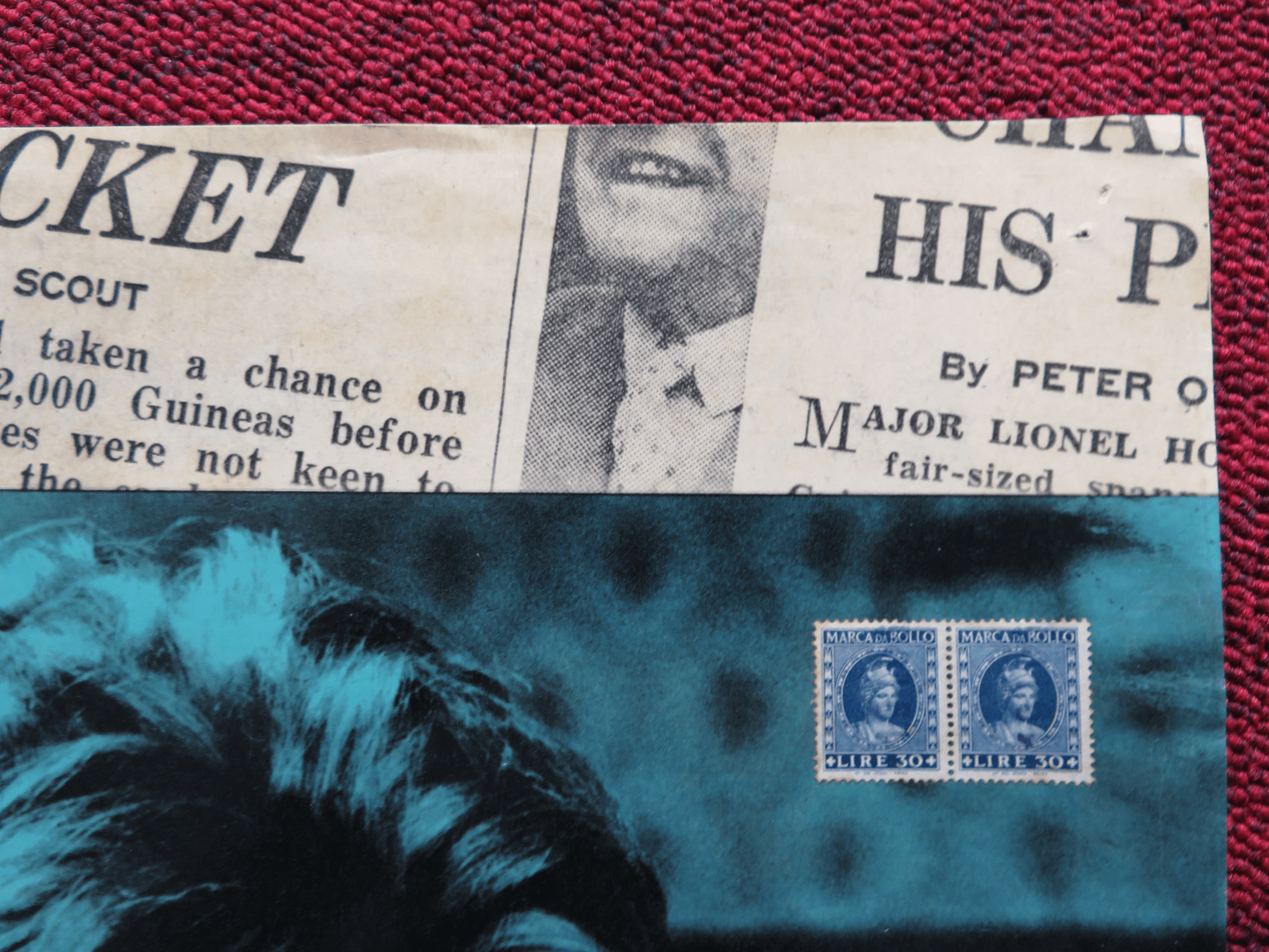 SCOTLAND YARD: MOSAICO DI UN DELITTO / Jigsaw ITALIAN FOTOBUSTA POSTER 1962 Rendezvous Cinema Movie posters