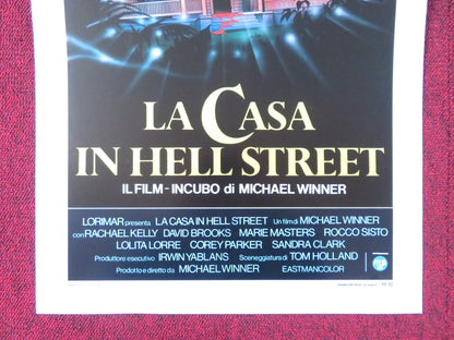 SCREAM FOR HELP ITALIAN LOCANDINA POSTER RACHAEL KELLY DAVID BROOKS 1985 Rendezvous Cinema Movie posters