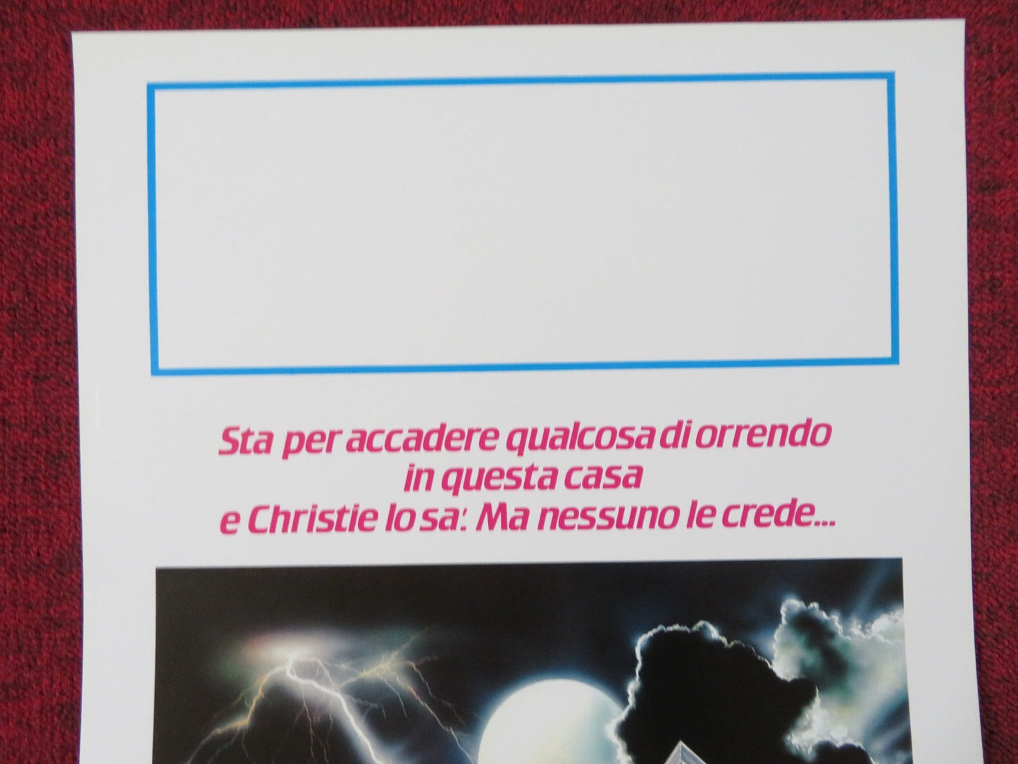 SCREAM FOR HELP ITALIAN LOCANDINA POSTER RACHAEL KELLY DAVID BROOKS 1985 Rendezvous Cinema Movie posters