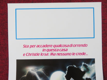 SCREAM FOR HELP ITALIAN LOCANDINA POSTER RACHAEL KELLY DAVID BROOKS 1985 Rendezvous Cinema Movie posters