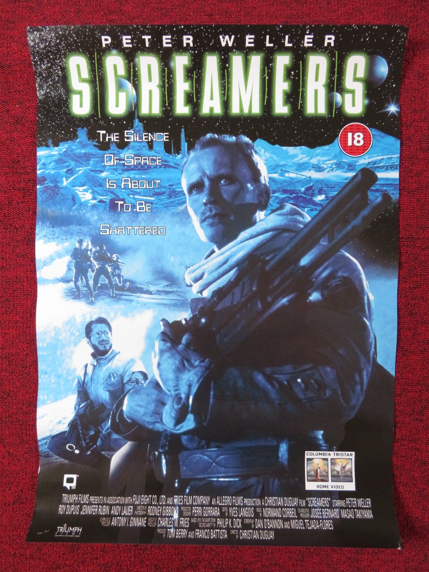 SCREAMERS VHS POSTER PETER WELLERROY DUPUIS 1995 Rendezvous Cinema Movie posters