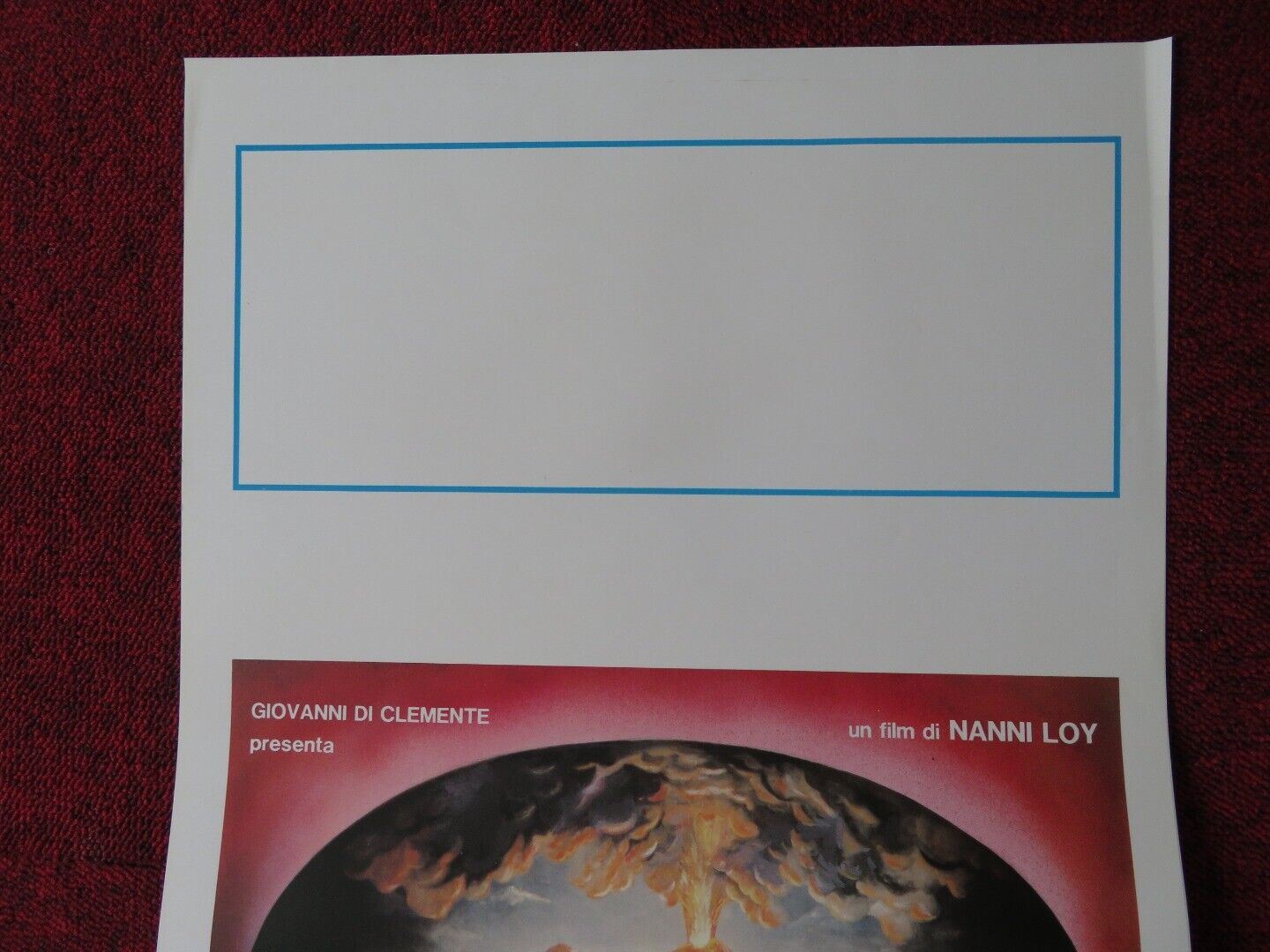 SCUGNIZZI ITALIAN LOCANDINA (27.5"x13") POSTER LEO GULLOTTA NANNI LOY 1989 Movie posters