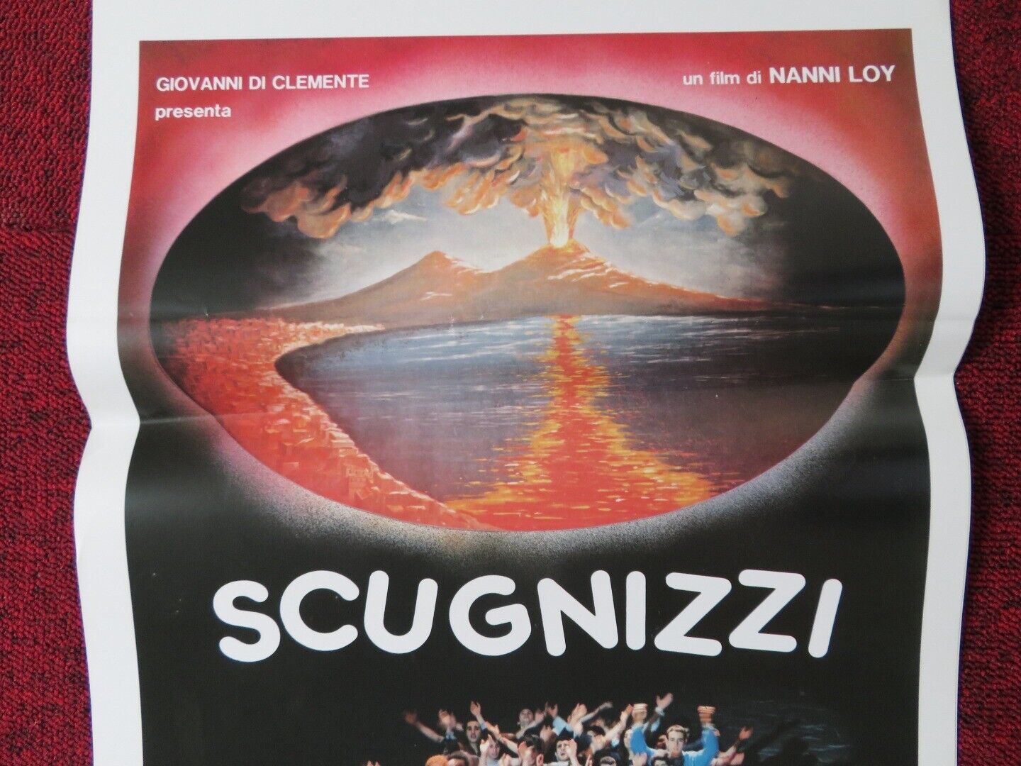 SCUGNIZZI ITALIAN LOCANDINA (27.5"x13") POSTER LEO GULLOTTA NANNI LOY 1989 Movie posters